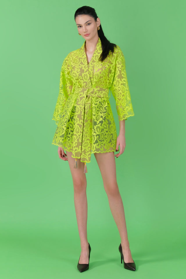 Verdant Vogue Kimono