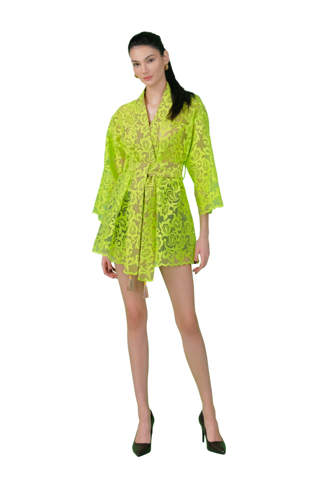 Verdant Vogue Kimono