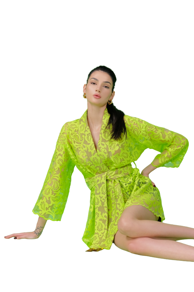 Verdant Vogue Kimono