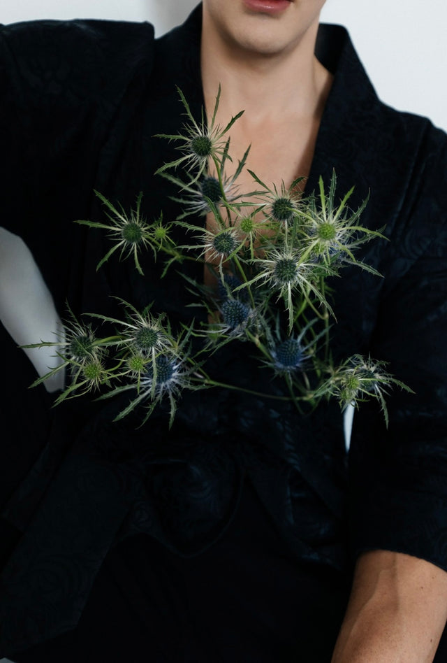 Midnight Shadow Men's Kimono